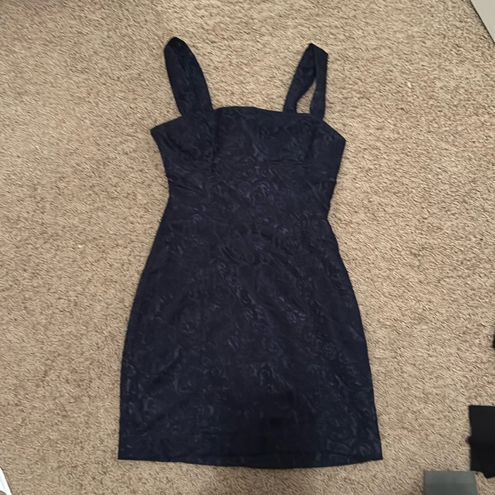 Navy blue formal dress